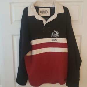 Colorado Avalanche rugby shirt XL